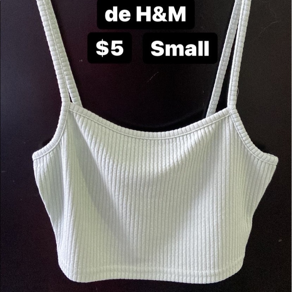 GREEN CROP TOP